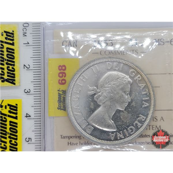 Canada Dollar 1953 SF (ICCS Cert: MS-63) (SEE PICS!)