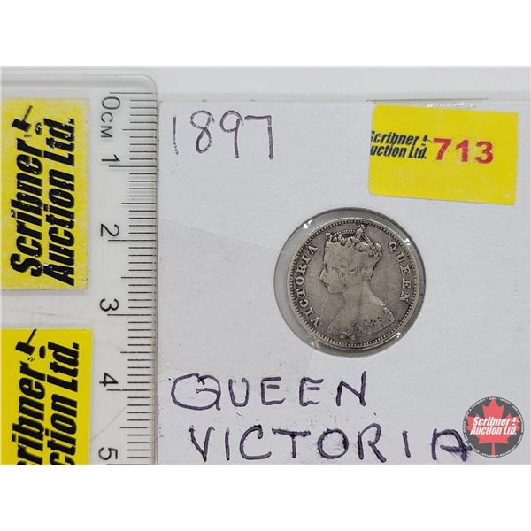 Hong Kong Ten Cents 1897 (Worn) (SEE PICS!)