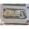 Image 3 : Canada $1 Bills (3): - 1954 Beattie/Rasminsky #HF0103369 - 1954 Beattie/Rasminsky #FN6331400 - 1973 