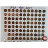 Image 2 : USA Pennies (2 Sheets of 86 each = 172 Coins) : Both Sheets ~ 1934 - 2019 (SEE PICS!)