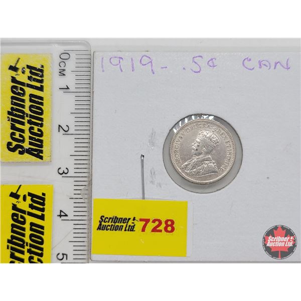 Canada Five Cent 1919 (SEE PICS!)
