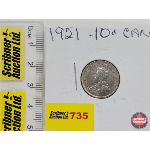 Canada Ten Cent 1921 (SEE PICS!)
