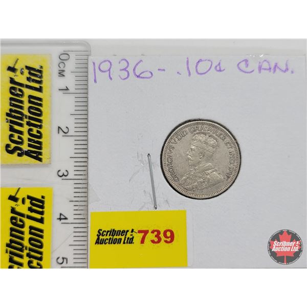 Canada Ten Cent 1936 (SEE PICS!)