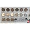 Image 2 : Canada Twenty Five Cent Commemorative Coin Collection in Collector Sleeves (57 Coins) : 1999 Milleni