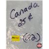 Image 8 : Canada Twenty Five Cent (22) Color & Non-Color : Variety Intermittent 1999 - 2015 (SEE PICS!)