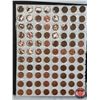 Image 17 : Canada One Cent Collection - Binder Lot (5 Sheets of 88 Coins per Sheet = 440 Coins) (Each Sheet Con