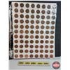 Image 6 : Canada One Cent Collection - Binder Lot (5 Sheets of 88 Coins per Sheet = 440 Coins) (Each Sheet Con