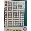 Image 14 : Canada Five Cent Collection - Binder Lot (5 Sheets of 88 Coins per Sheet = 440 Coins) (Each Sheet Co