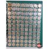 Image 18 : Canada Five Cent Collection - Binder Lot (5 Sheets of 88 Coins per Sheet = 440 Coins) (Each Sheet Co