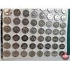 Image 8 : Canada Five Cent Collection - Binder Lot (5 Sheets of 88 Coins per Sheet = 440 Coins) (Each Sheet Co