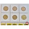 Image 5 : Canada One Dollars "Loonies" (6): 1994; 2005; 2008; 2016; 2017; 2021 (SEE PICS!)