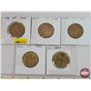 Image 1 : Canada One Dollars "Loonies" (5): 1994; 2005; 2008; 2016; 2017 (SEE PICS!)
