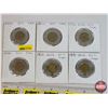 Image 1 : Canada Two Dollars "Toonies" (6): 2000; 2000; 2006; 2006; 2015; 2015 (SEE PICS!)