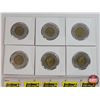 Image 2 : Canada Two Dollars "Toonies" (6): 2000; 2000; 2006; 2006; 2015; 2015 (SEE PICS!)