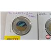 Image 2 : Canada Two Dollars "Toonies" (3): 2017 Dance Color; 2017 Vimy Non-Color; 2018 Armistice Color (SEE P