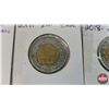 Image 3 : Canada Two Dollars "Toonies" (3): 2017 Dance Color; 2017 Vimy Non-Color; 2018 Armistice Color (SEE P