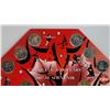 Image 2 : Canada Twenty Five Cent & Dollars 2007-10 Souvenir Card with 17 Coins (SEE PICS!)