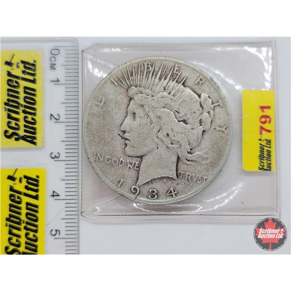 USA Peace Dollar 1934 (SEE PICS!)