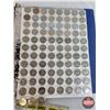 Image 2 : Canada Five Cent Collection - Binder Lot (5 Sheets of 91 Coins per Sheet = 455 Coins) (Each Sheet Co