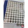 Image 5 : Canada Five Cent Collection - Binder Lot (5 Sheets of 91 Coins per Sheet = 455 Coins) (Each Sheet Co