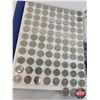Image 9 : Canada Five Cent Collection - Binder Lot (5 Sheets of 91 Coins per Sheet = 455 Coins) (Each Sheet Co