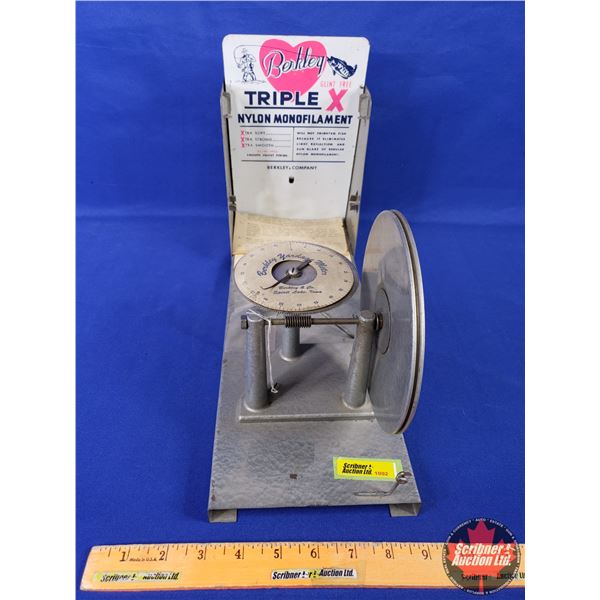 "Berkley TRIPLE X NYLON MONOFILAMENT" (Fishing Line Measure) (12"H x 6"W x 16-1/4"W) (SEE PICS!)