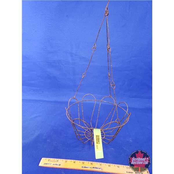 Hanging Egg Basket (17-1/2"H x 8-1/2"Dia) (SEE PICS!)