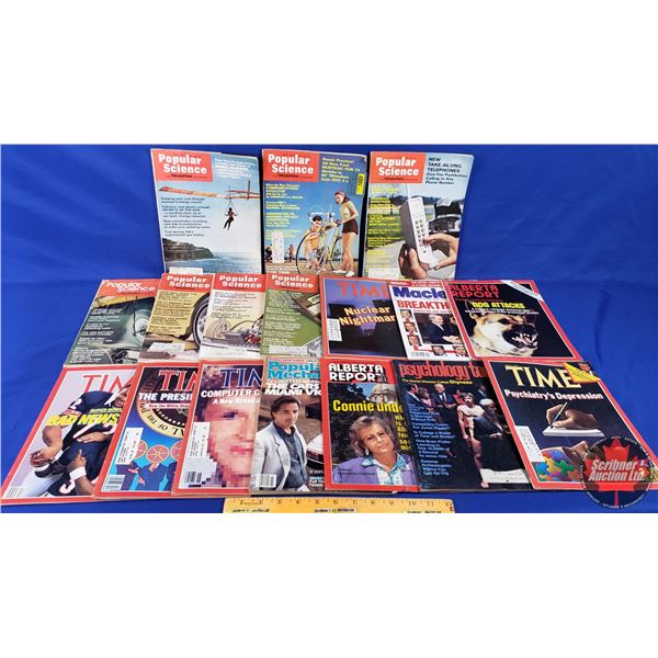 Magazine Collection (17) : TIME & Popular Science (SEE PICS!)