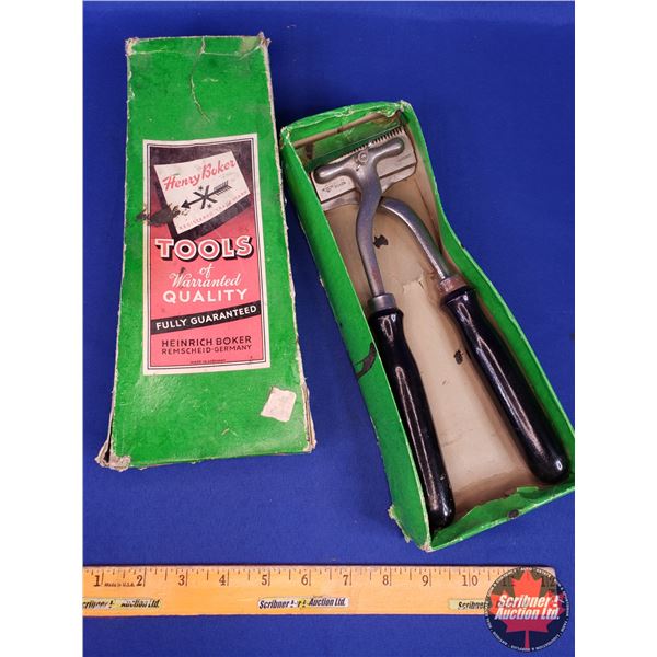 "Henry Baker Tools" Horse Clipper in Orig Box (Box Measures: 11-1/2"H x 5"W x 1-1/2"D) (SEE PICS!)