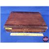 Image 5 : Variety Silverware / Cutlery in Wood Storage Chest (Chest Measures: 3-1/4"H x 14-3/4"W x 10-3/4"D) (