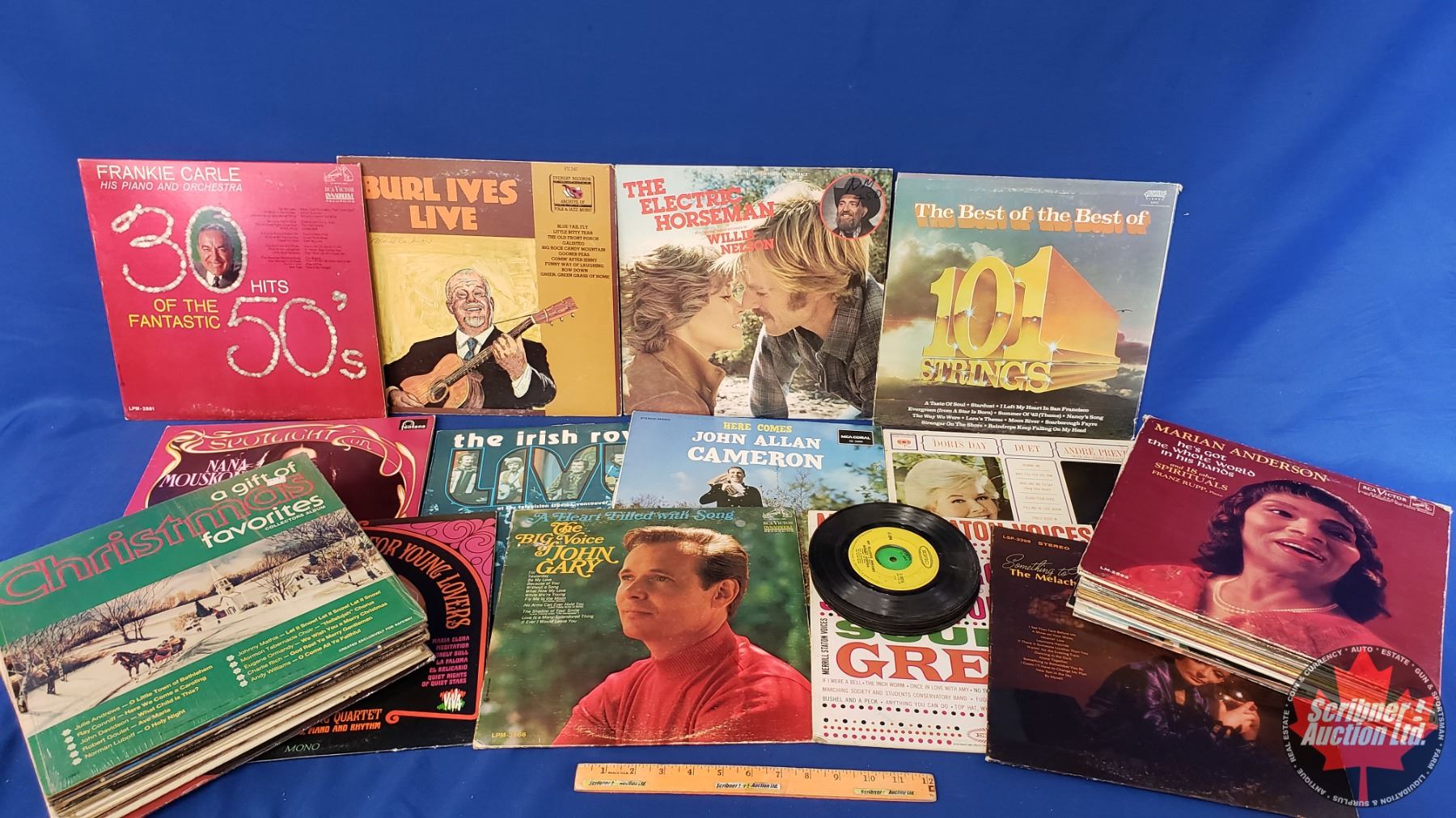 Record Album Collection (LP's & 45's) - LP's (43) - 45's (16) Variety ...