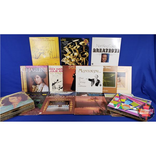 Record Album Collection (LP's) Variety  Box Lot (44) : Incl. Dean Martin; 2001 Space Odyssey; Barbar