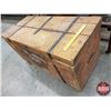 Image 6 : Large Wooden Storage Chest (22-1/2"H x 44"W x 20-1/2"D) (SEE PICS!)