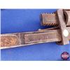 Image 4 : Variety Vintage Hand Tools (4): Pipe Wrench; Hand drill; Hedge Sheers; Hoof Trimmers (Drill 19-3/4")