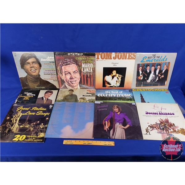 Record Album Collection (LP's) Variety  Box Lot (49) : Incl. Tom Jones; The Emeralds; Doctor Zhivago