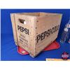 Image 10 : Pepsi-Cola Collector Combo: - Double Dot ~ Cardboard Bottle Carrier "Pepsi:Cola" "Hits the Spot" - W