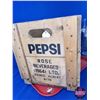 Image 11 : Pepsi-Cola Collector Combo: - Double Dot ~ Cardboard Bottle Carrier "Pepsi:Cola" "Hits the Spot" - W