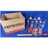 Image 1 : Pepsi-Cola Collector Combo: - Double Dot ~ Cardboard Bottle Carrier "Pepsi:Cola" "Hits the Spot" - W