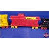 Image 3 : Wooden Toy Train (5 Pieces) (Engine Measures: 3"H x 9"W x 1-1/2"D) (SEE PICS!)