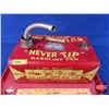 Image 2 : "NEVER TIP" Gasoline Can (Total Measures with spout : 11"H  x 12-3/4"W x 8"D) (SEE PICS!)