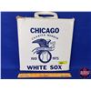 Image 1 : "CHICAGO WHITE SOX 1901 - 1975" Bleacher Cushion (Reverse has "Salem" Ad) (12-1/2" x 12") (SEE PICS!