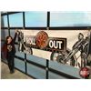 Image 1 : Vinyl Banner : HARLEY-DAVIDSON 1989 ROLL OUT (34"H x 95"W) (SEE PICS!)
