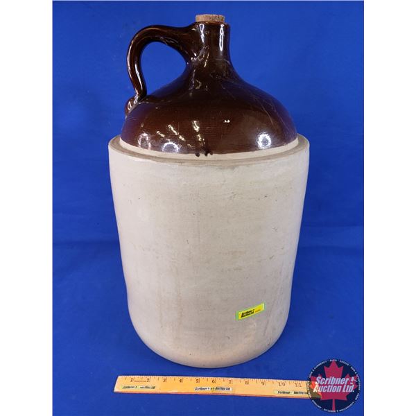 Stoneware Crock Shoulder Jug (20"H x 12-1/2"Dia) (SEE PICS!)