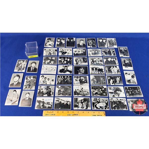 BEATLES T.C.G. Collector Cards Collection of 48 Cards! (with Plastic Card Case) (Case Measures: 1-3/