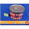 Image 1 : BLUE RIBBON Coffee Tin (4"H x 5-1/4"Dia) (SEE PICS!)