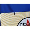 Image 4 : Quality Reproduction Pump Sign "TEXACO FUEL CHIEF 1" (18-1/2"H x 11-3/4"W) (Heavy) (SEE PICS!)