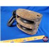 Image 5 : Antique Block & Tackle (16-1/2") (SEE PICS!)