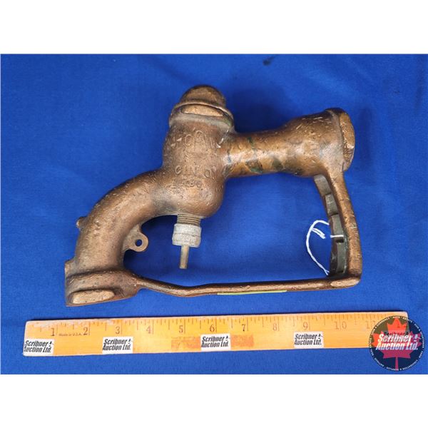 Vintage Brass Fuel Pump Handle (9") (SEE PICS!)