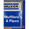 Image 4 : Double Sided Metal Sign : "WALKER Mufflers & Pipes" (30"H x 36-1/4"D) (SEE PICS!)
