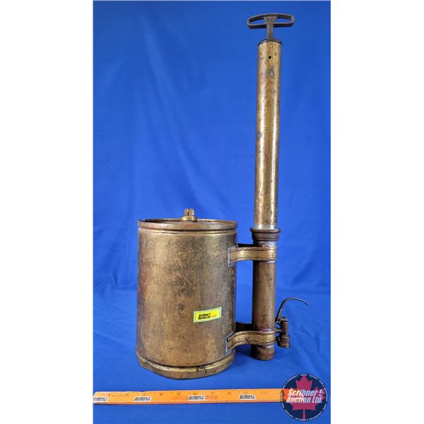 Vintage Brass Sprayer (25-1/4" x 13-1/2") (SEE PICS!)